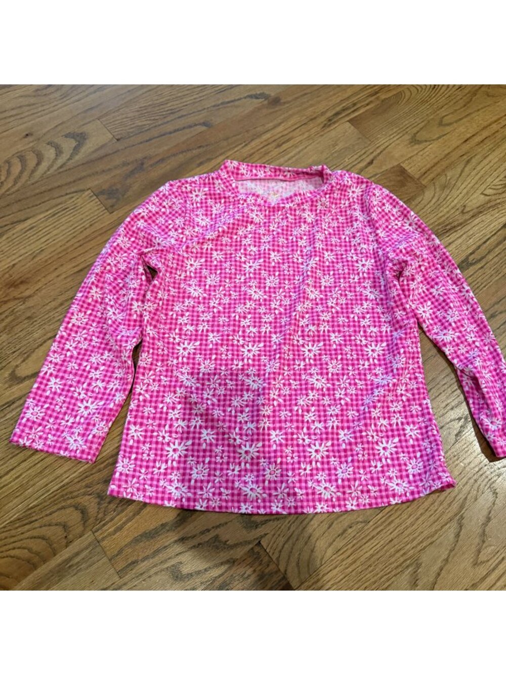 LILLY PULITZER GIRLS HOT PINK SIZE 14 SWIM SHIRT